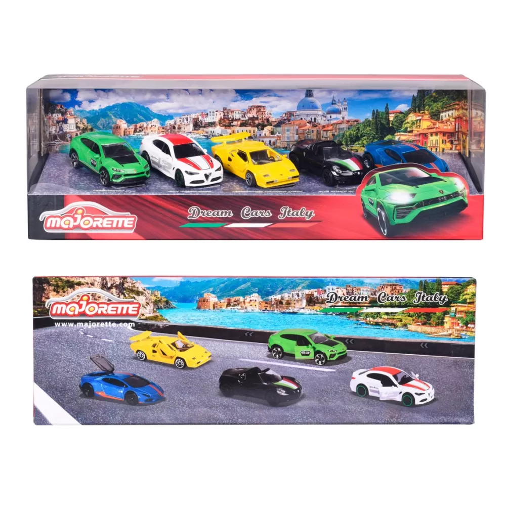 Majorette Coches, Circuitos Y Radiocontrol*Giftpack 5 Vehiculos Dreamitaly