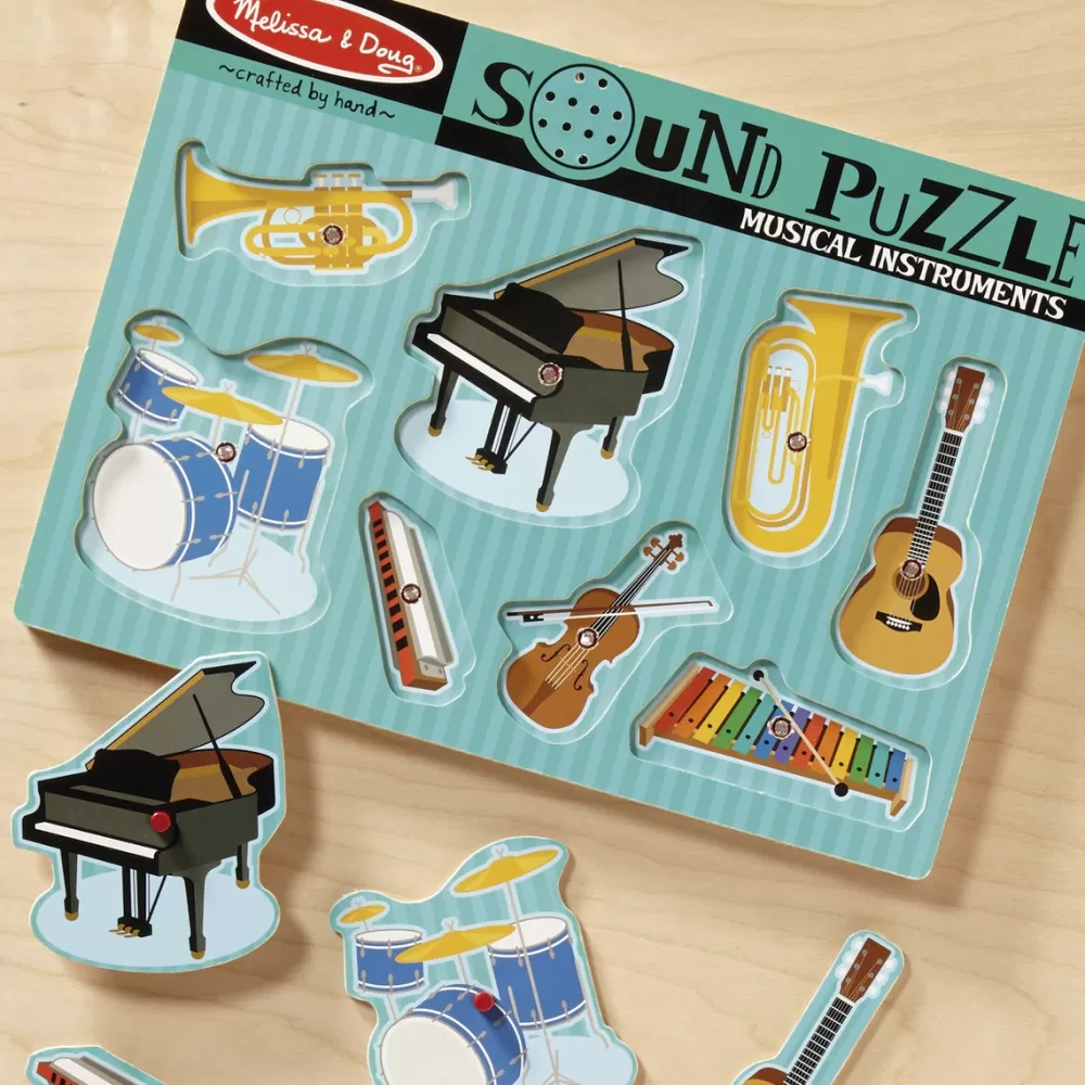 Melissa & Doug Preescolar*Instrumentos Musicales Sound Puzzle