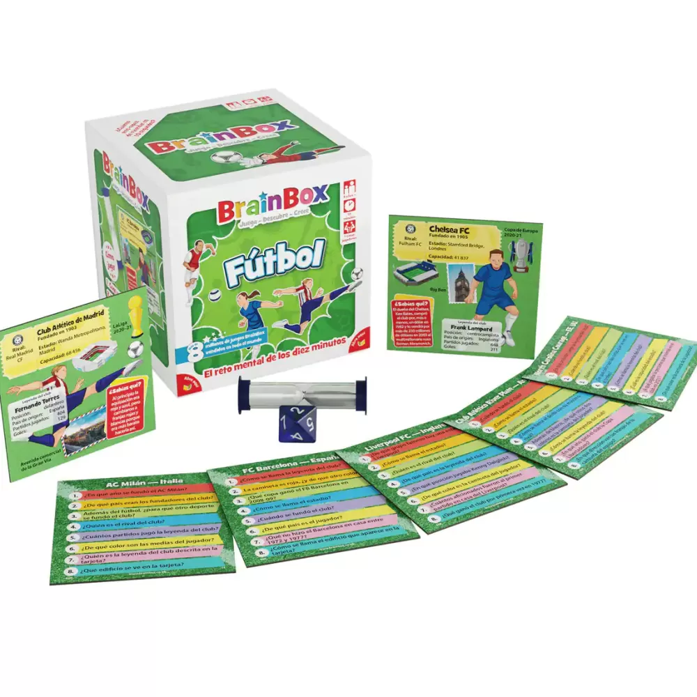 Asmodee Juego De Cartas Brainbox Futbol Flash Sale