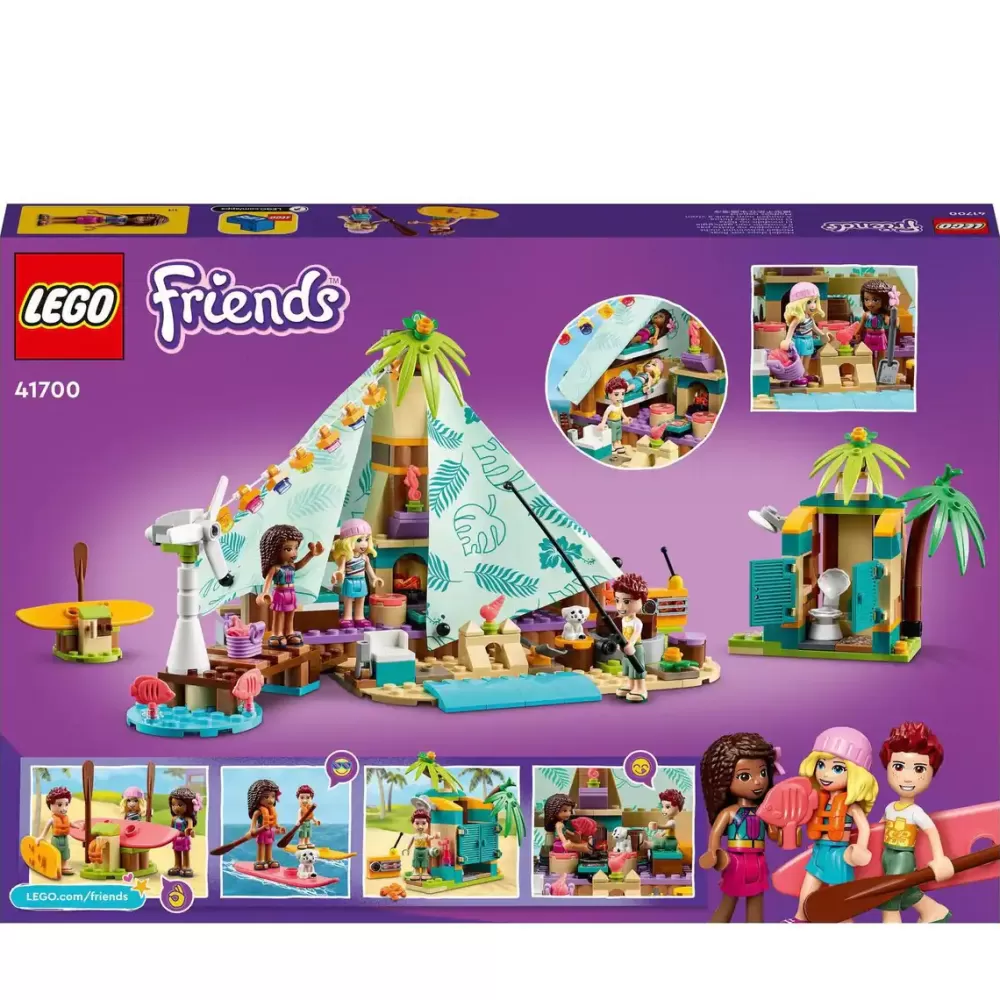 LEGO Juego De Construccion Glamping En La Playa Friends New