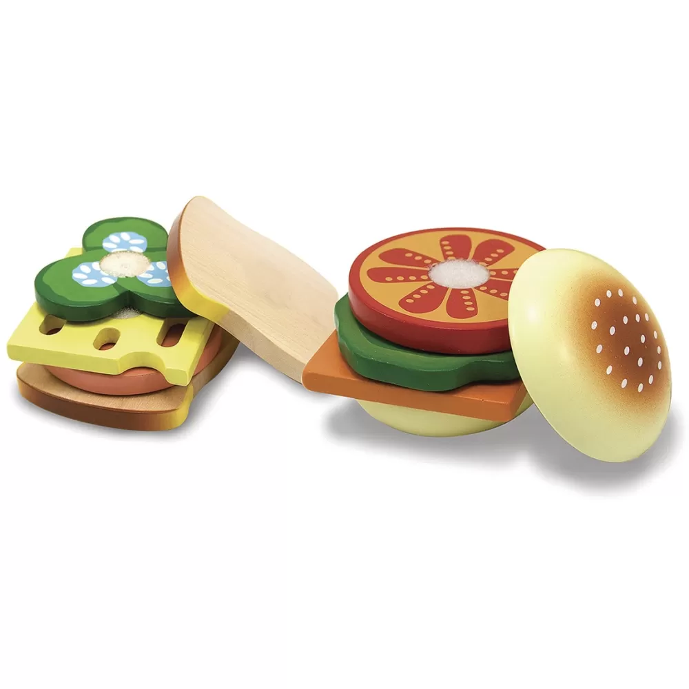 Melissa & Doug Preescolar*Juego De Hacer Sandwiches