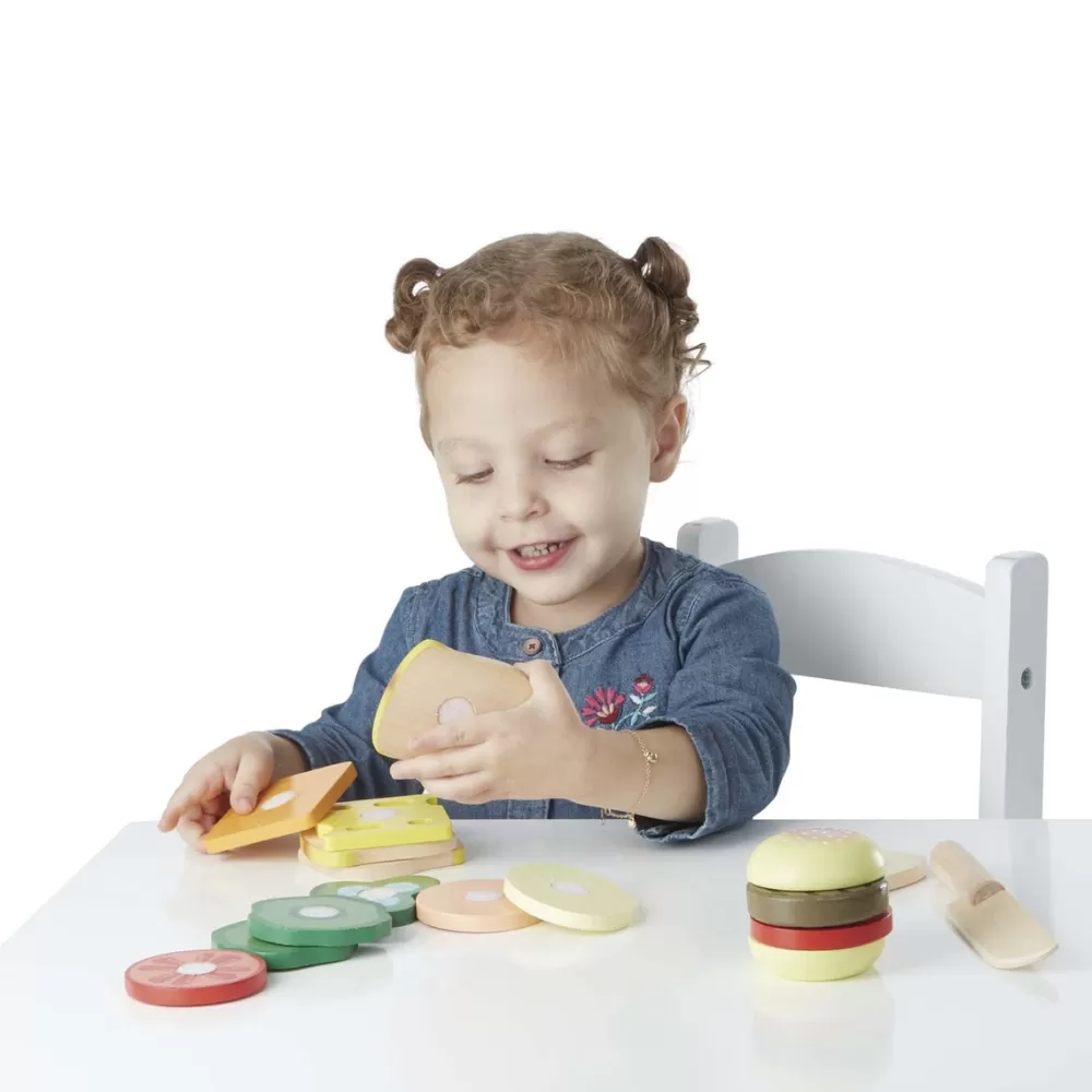 Melissa & Doug Preescolar*Juego De Hacer Sandwiches