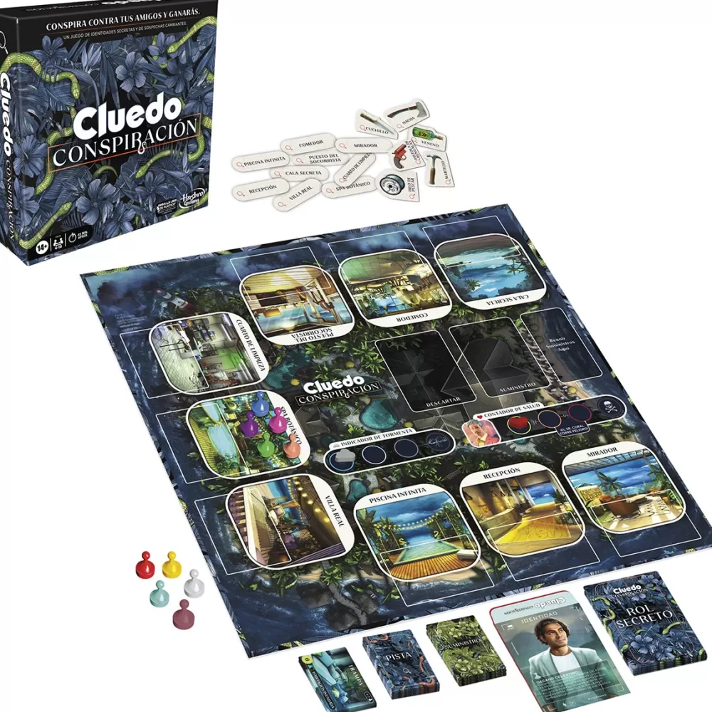 Hasbro Gaming Juegos De Mesa*Juego De Mesa Cluedo Conspiracion