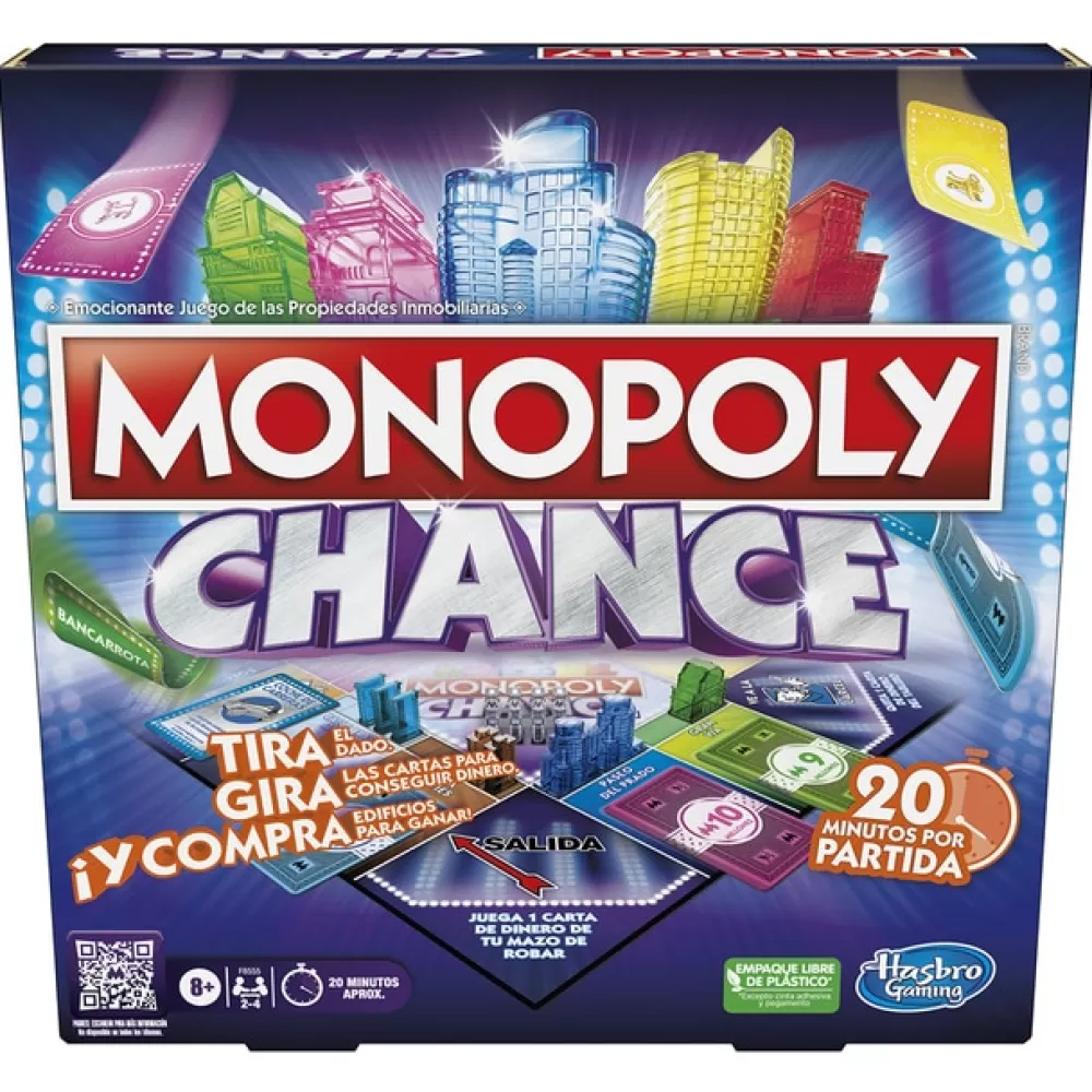 Hasbro Juego De Mesa Monopoly Chance New