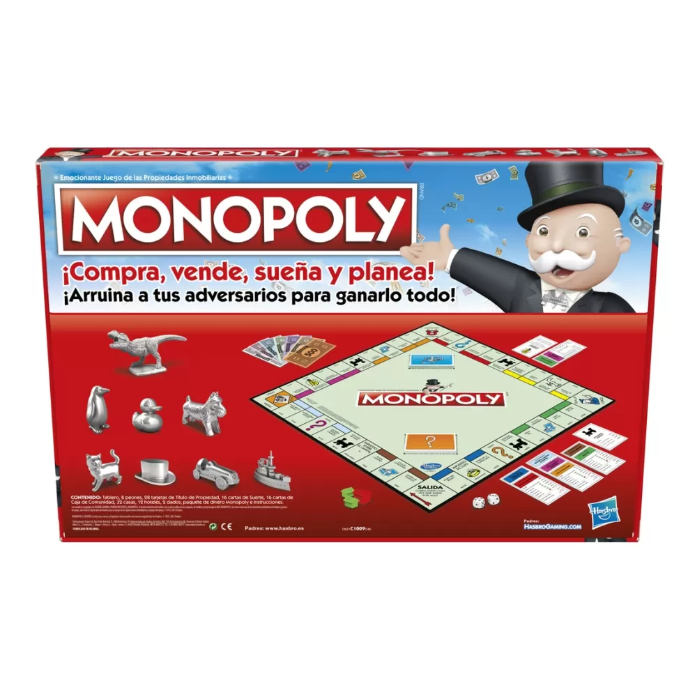 Monopoly Juego De Mesa Madrid Hasbro Gaming Outlet