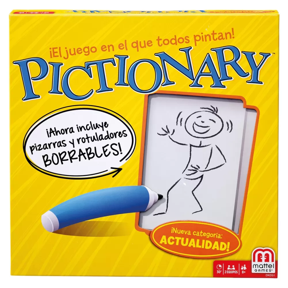 PICTIONARY Juegos De Mesa*Juego De Mesa Mattel Games