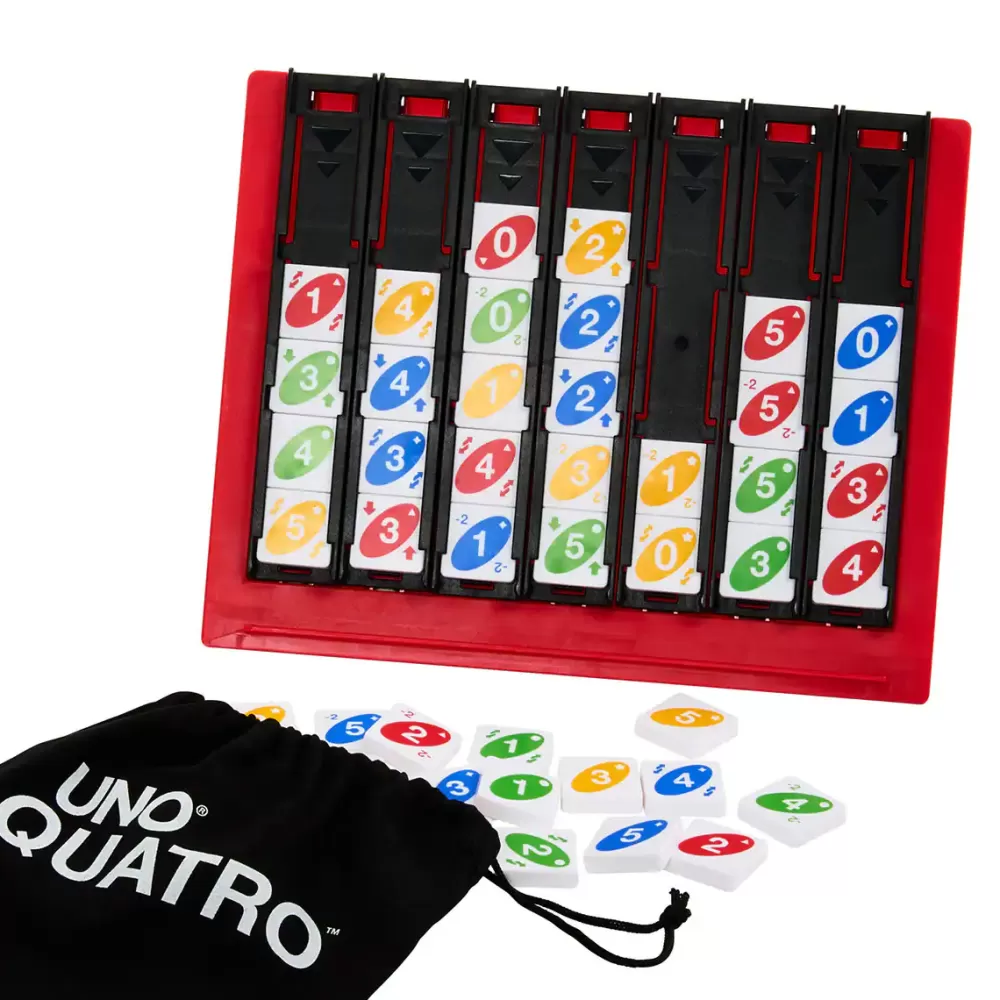 Mattel Juego De Mesa Uno Quatro Games Discount