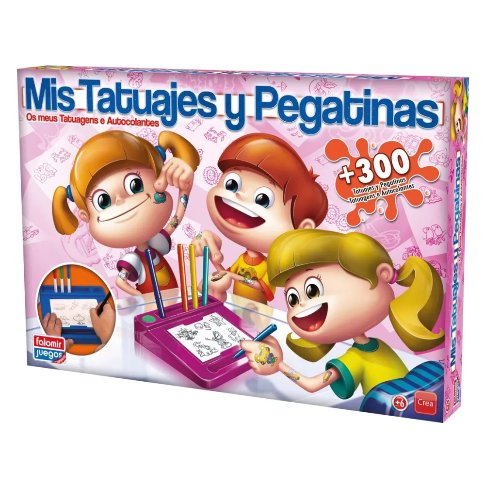 Juguetes Falomir Juegos Educativos*Juego Mis Tatuajes Y Pegatinas Falomir