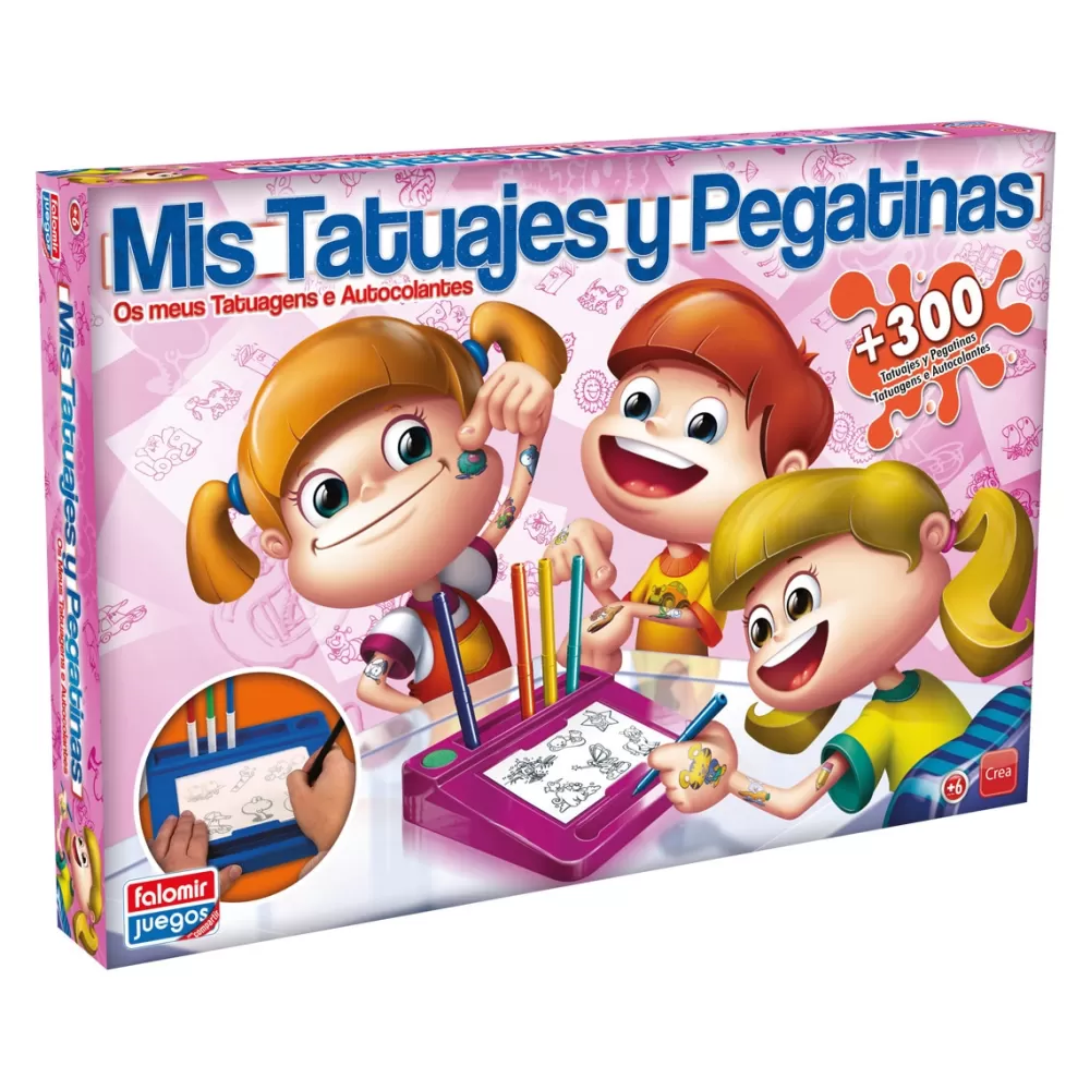 Juguetes Falomir Juegos Educativos*Juego Mis Tatuajes Y Pegatinas Falomir