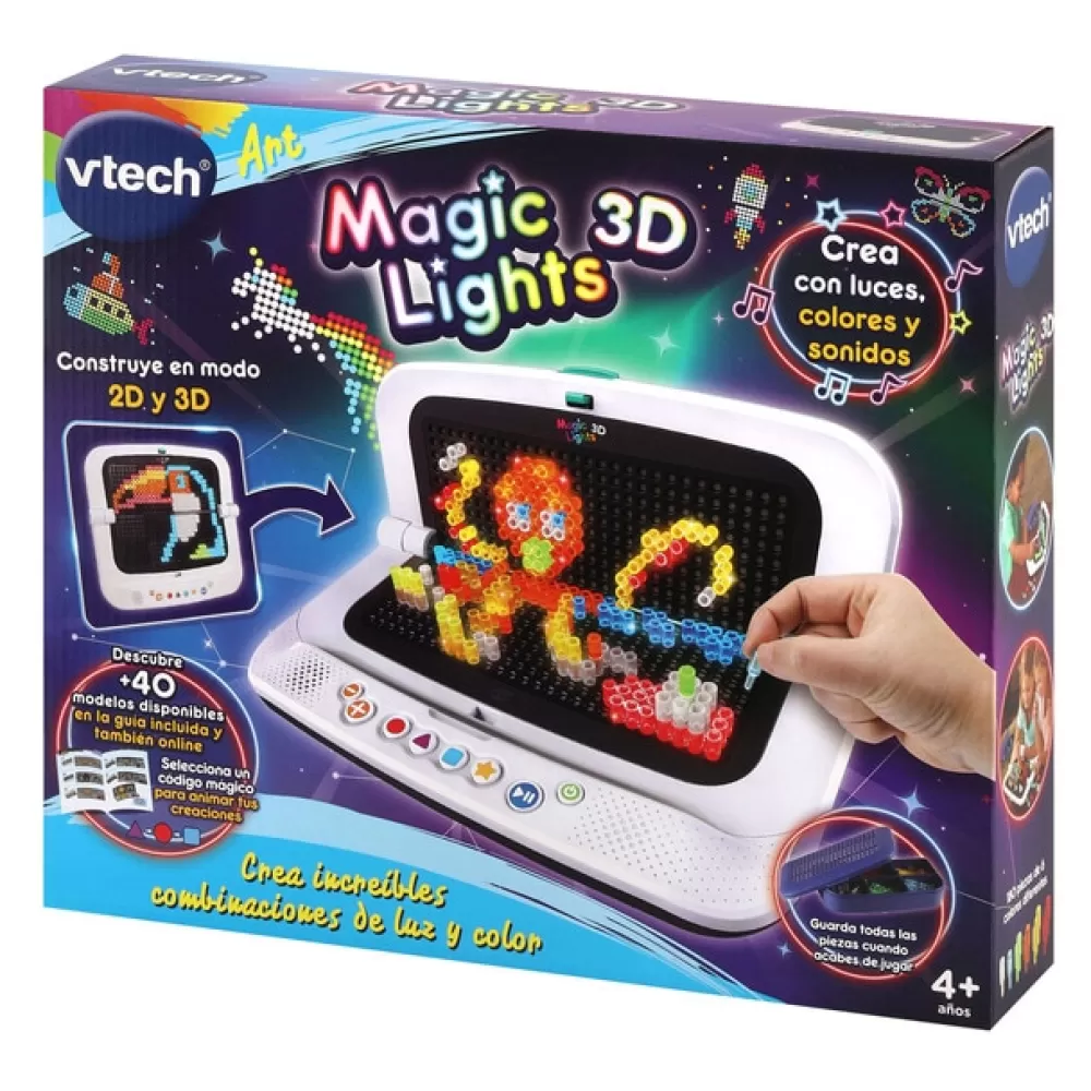 VTech Juegos Educativos*Juguete Artistico Y Creativo Magic Lights 3D