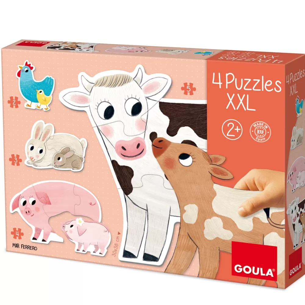 Goula Preescolar*Juguete De Madera Puzzle Xxl Mamas Y Bebes