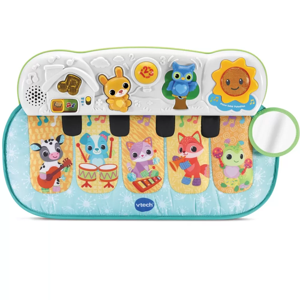 VTech Preescolar*Juguete Educativo Piano Bebe Pataditas Musicales Baby