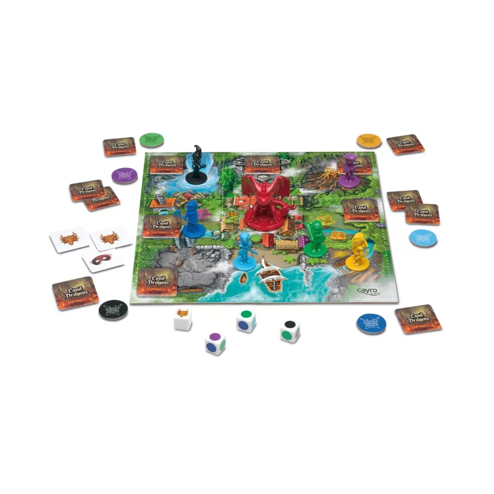 Cayro Juegos Educativos*Land Of Dragons, Juego Moderno De Estrategia