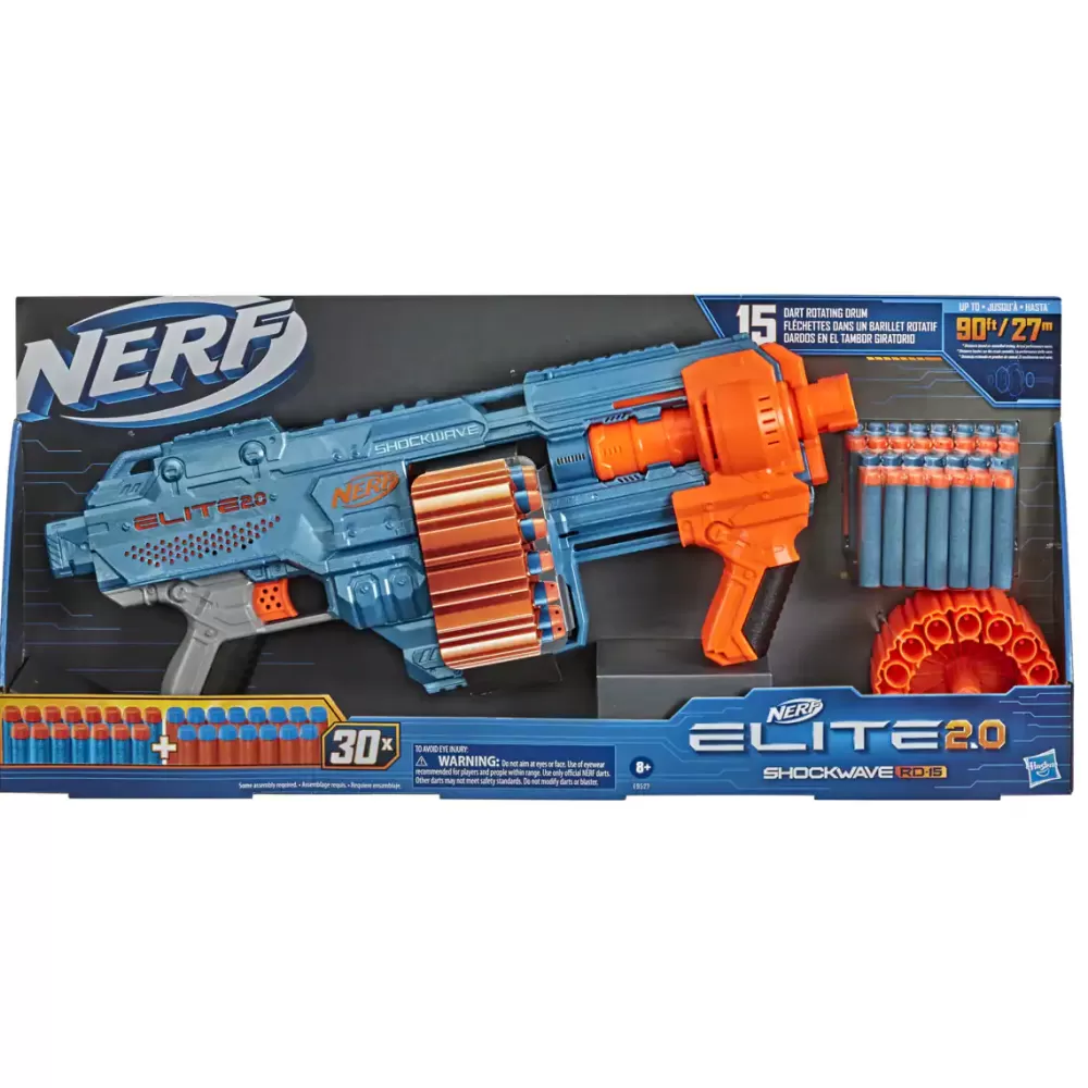 Nerf Lanzador Blaster Elite 2.0 Shockwave Rd-15 Cheap