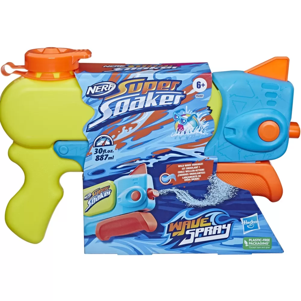 Nerf Juguetes Al Aire Libre*Lanzador De Agua Super Soaker Wave Spray