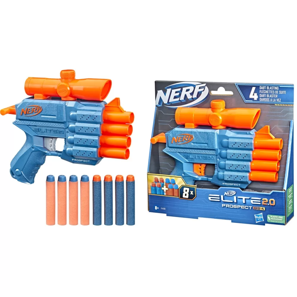 Nerf Juguetes Al Aire Libre*Lanzador Elite 2.0 Prospect Qs 4