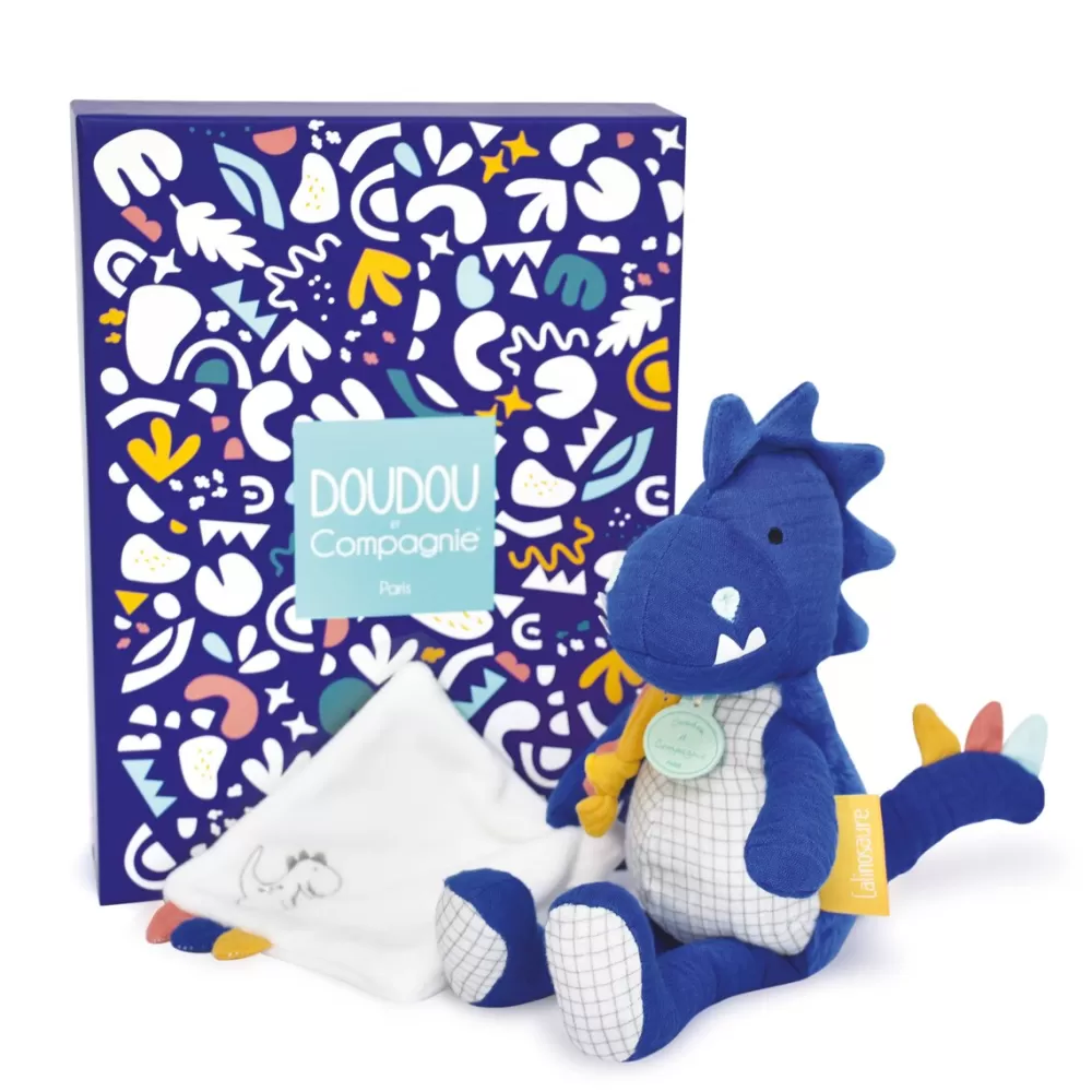 Doudou Et Compagnie Preescolar*Les Calinosauressashou, Pantin Avec Mantita (Azul)