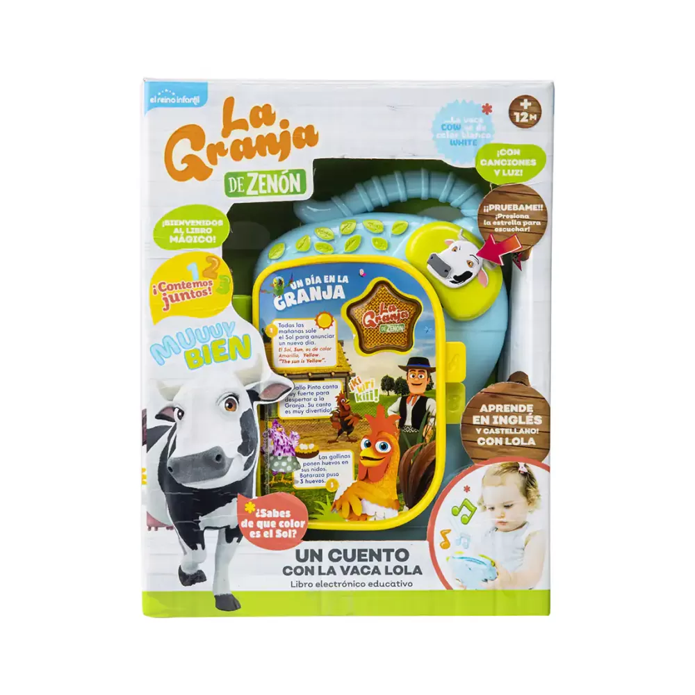 BANDAI Libro Electronico Educativo La Granja De Zenon Outlet