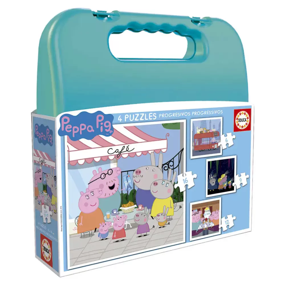 Educa Borrás Maleta Puzzles Progresivos Peppa Pig Sale