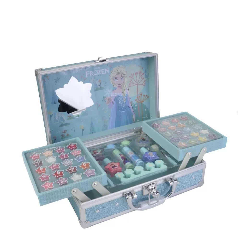 Lip Smacker Jugar A Ser Mayor*Maletin Maquillaje 3 Pisos Frozen 2