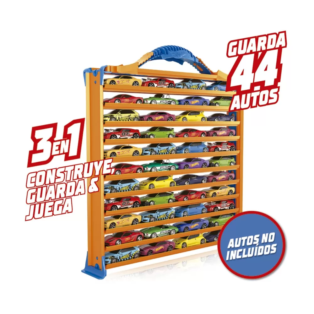 Hot Wheels Maletin Portacoches 3 En 1 Clearance