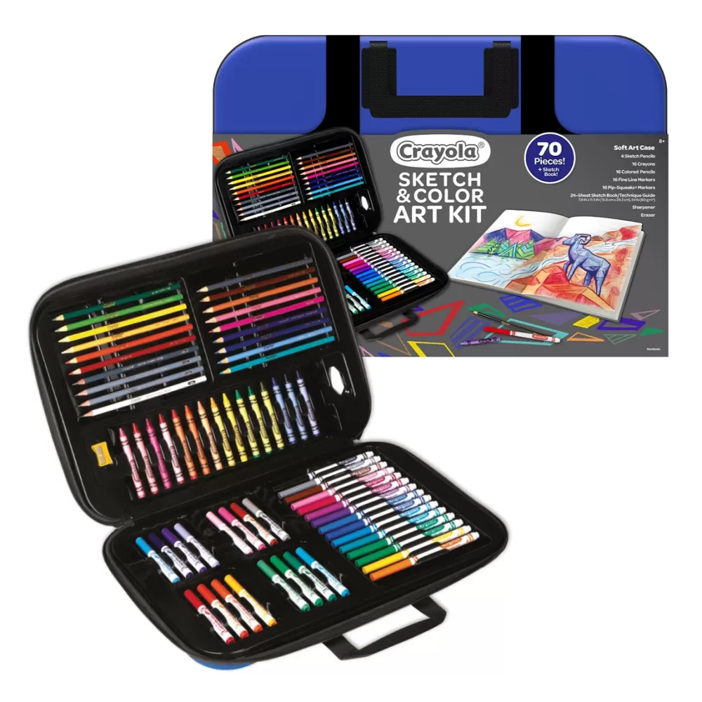 Crayola Juegos Educativos*Maletin Profesional 85 Piezas