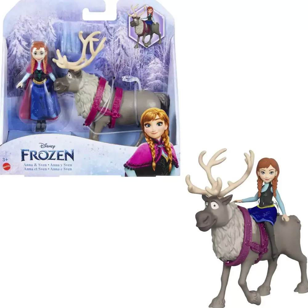 Mattel Mini Muneca Anna Y Sven Disney Frozen Cheap