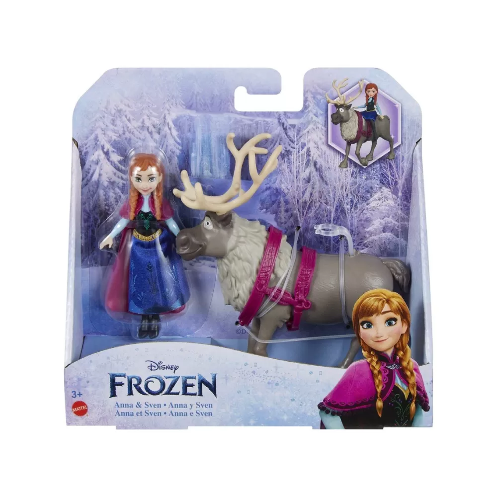 Mattel Mini Muneca Anna Y Sven Disney Frozen Cheap