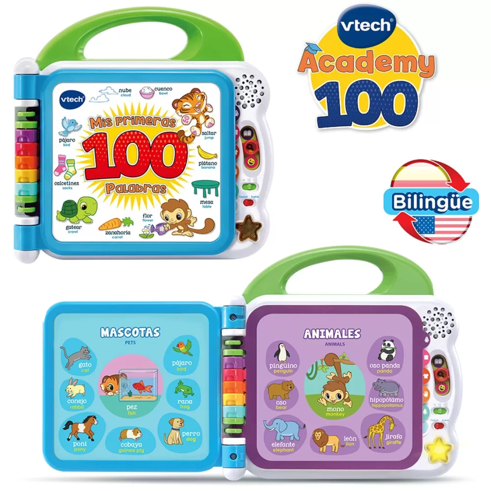 VTech Electrónicos*Mis Primeras 100 Palabras Bilingue