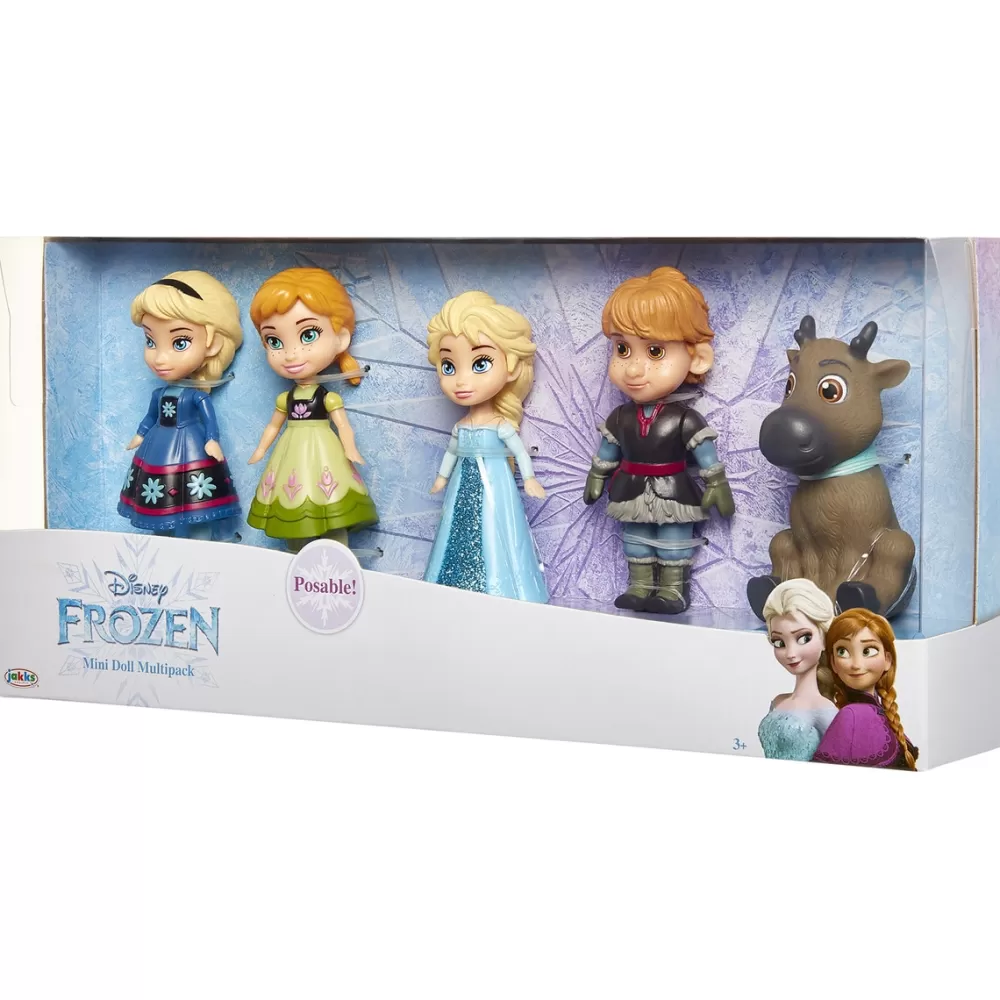 Jakks Pacific Munecas Y Peluches*Multi Pack Disney Frozen Con 5 Mini Munecas