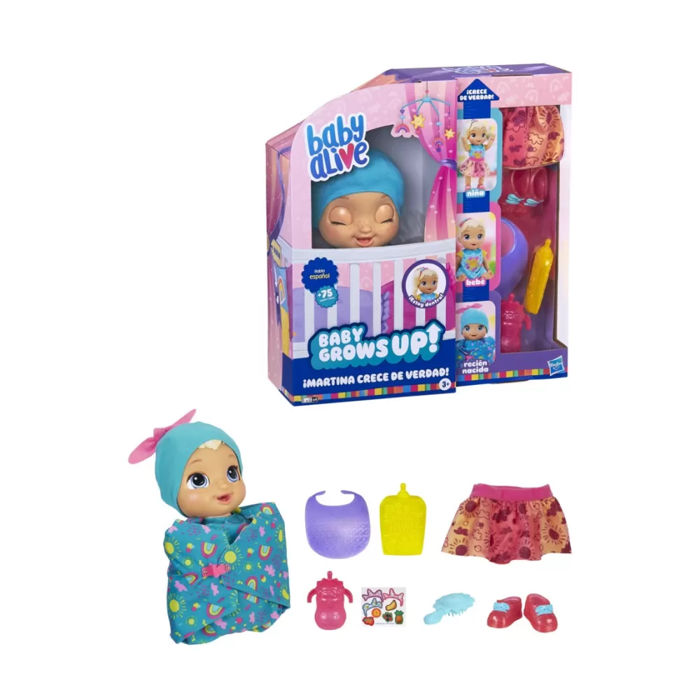 Hasbro Munecas Y Peluches*Muneca Baby Alive Martina Crece De Verdad