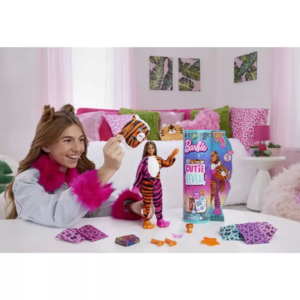 Barbie Muneca Con Disfraz De Tigre Cutie Reveal Best Sale