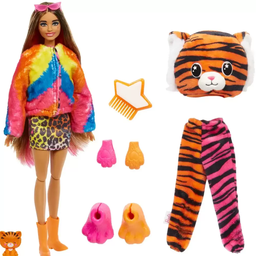 Barbie Muneca Con Disfraz De Tigre Cutie Reveal Best Sale