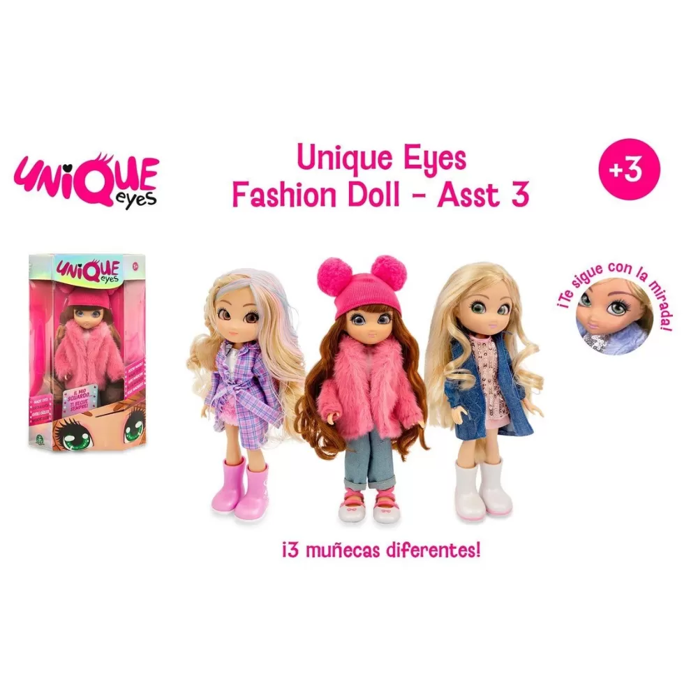 Famosa Muneca Fashion Doll De Ojos Magicos Unique Eyes Clearance