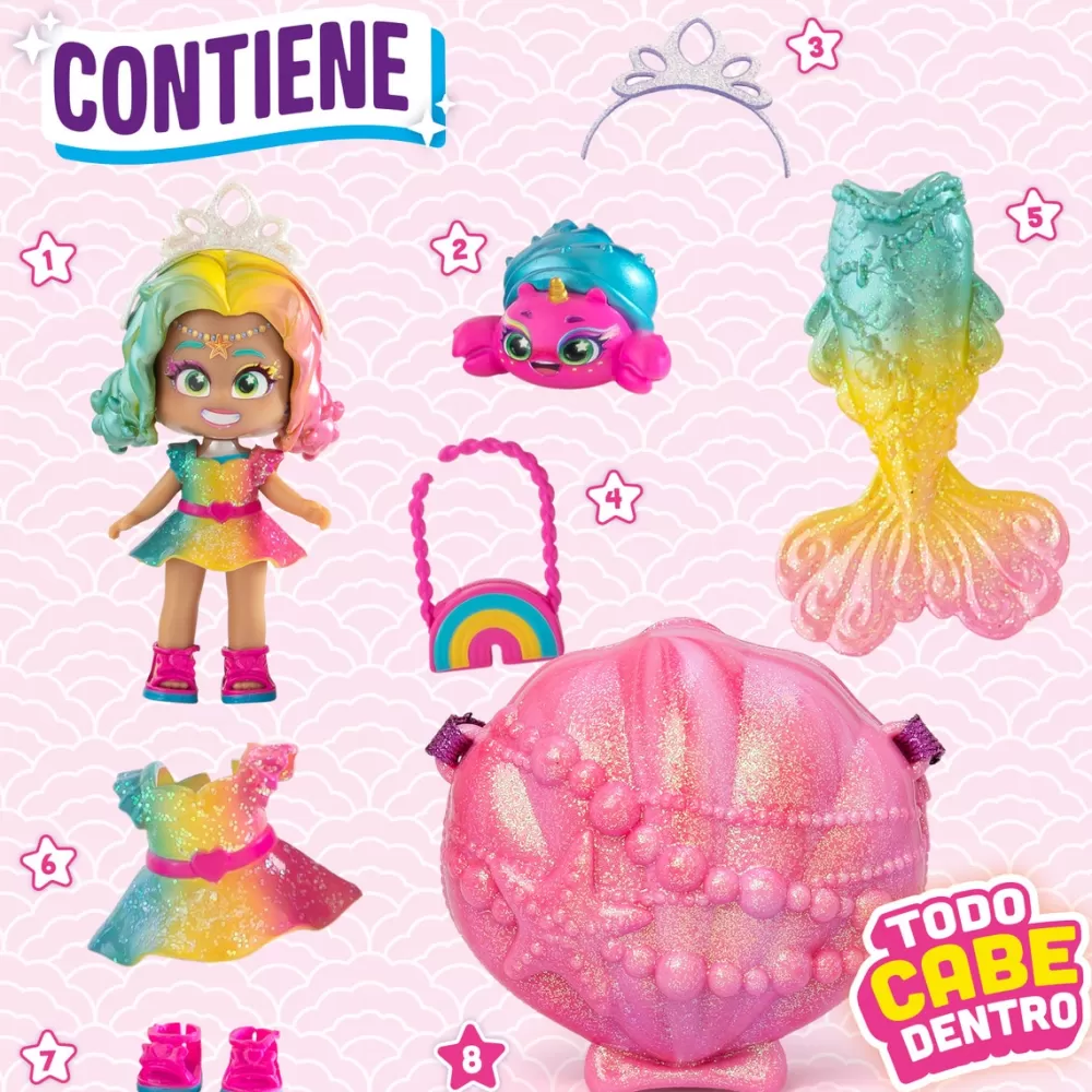 KOOKYLOOS Munecas Y Peluches*Muneca - Kooky Mermaids Coral