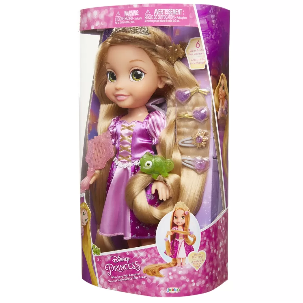 Disney Munecas Y Peluches*Muneca Rapunzel 35 Cm Melena Ultra Larga Princess