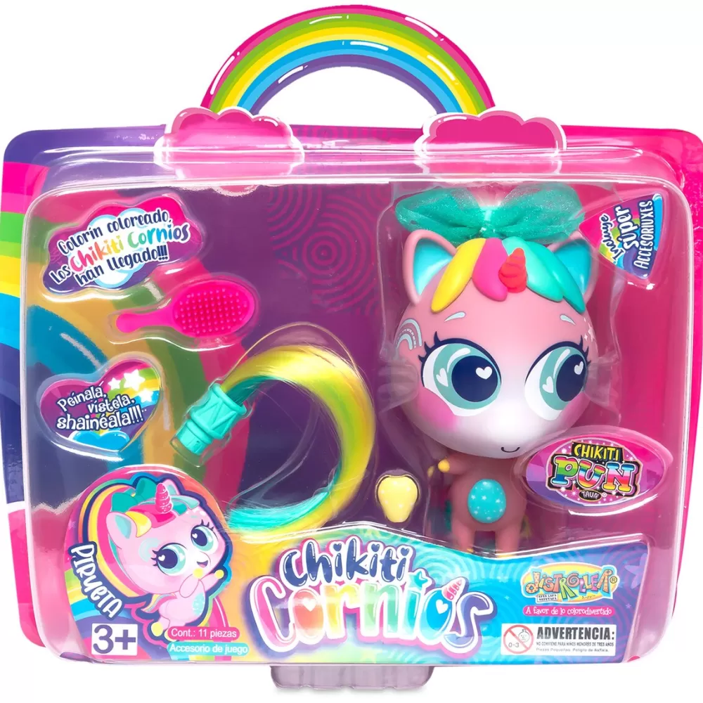 Distroller Munecas Y Peluches*Muneco Chikiticornio Pirueta Rosa