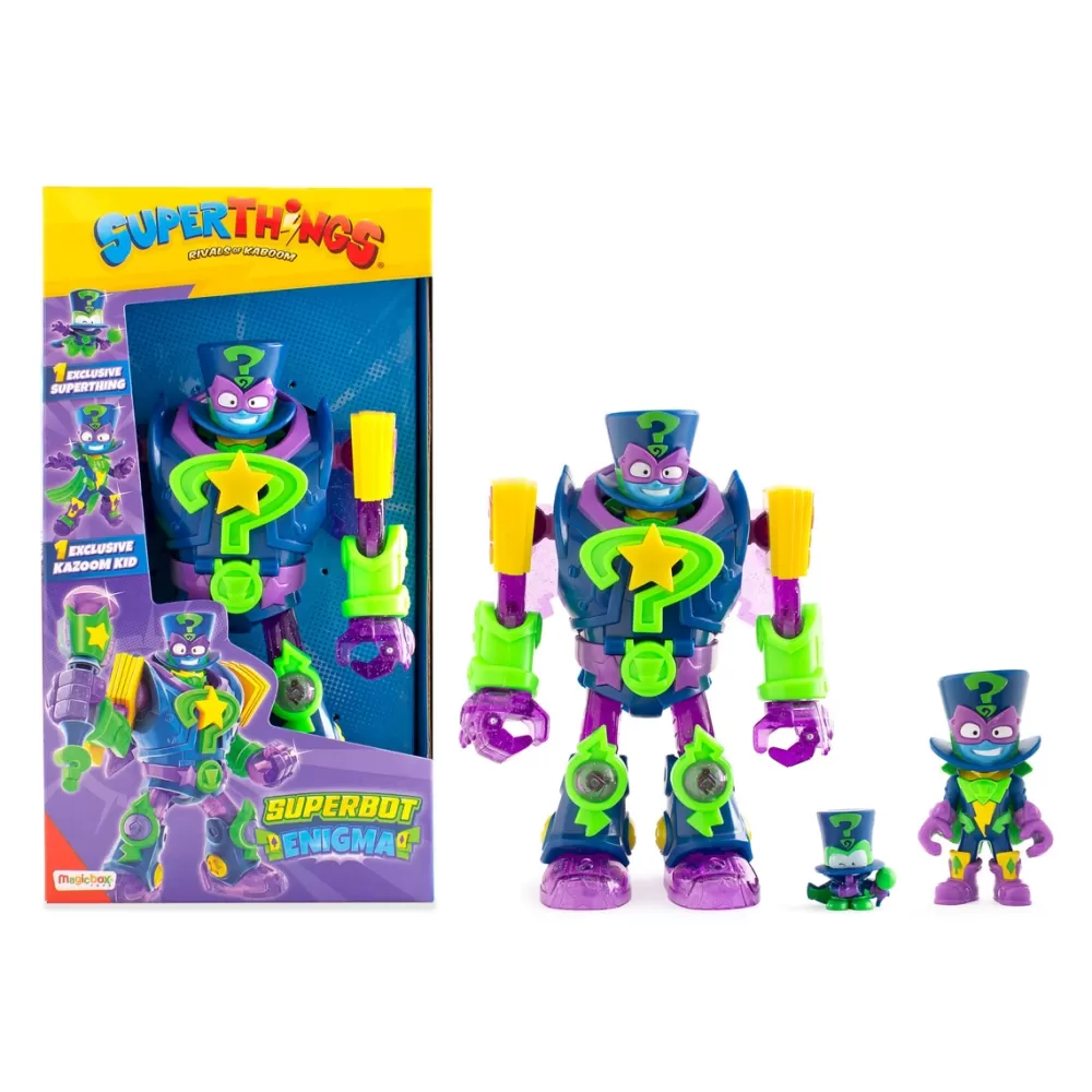 Superthings Muñecos Articulados*Muneco De Juguete Superbot Enigmaster Rescue Force