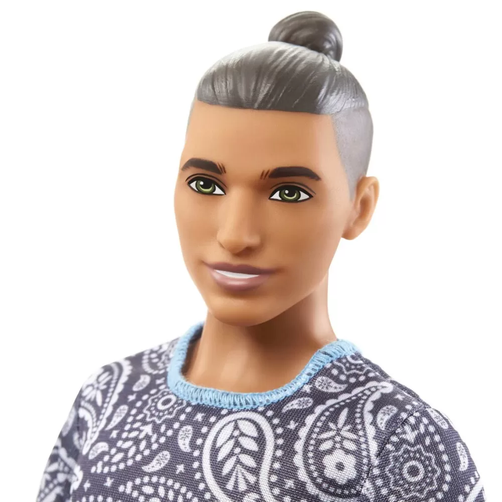 Barbie Muneco Ken Con Look Bandana Fashionista Hot