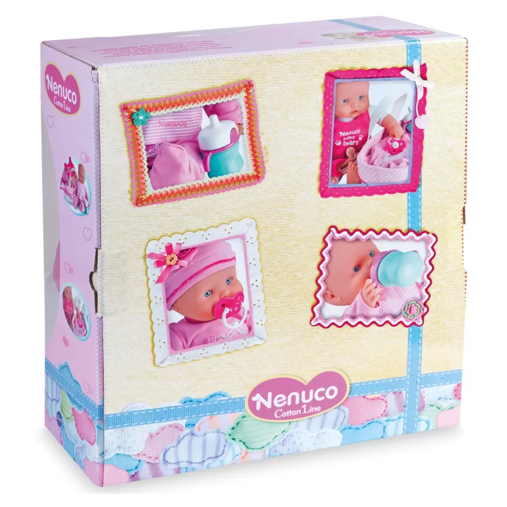 Nenuco Munecas Y Peluches*Muneco Baby Con Canastilla Cotton Line