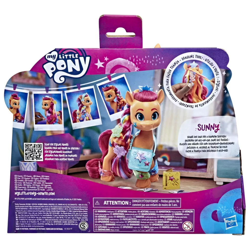 My Little Pony Munecas Y Peluches* Sunny Peinados Magicos