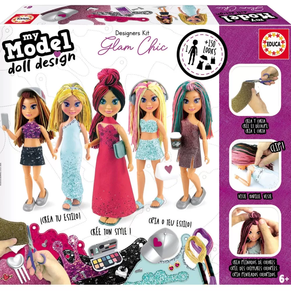 EDUCA My Model Doll Design Glam Outlet