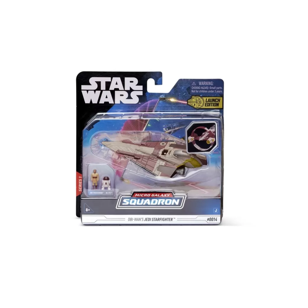 Bizak Muñecos Articulados*Nave Delta 7B Jedi Starfighter Y Figura