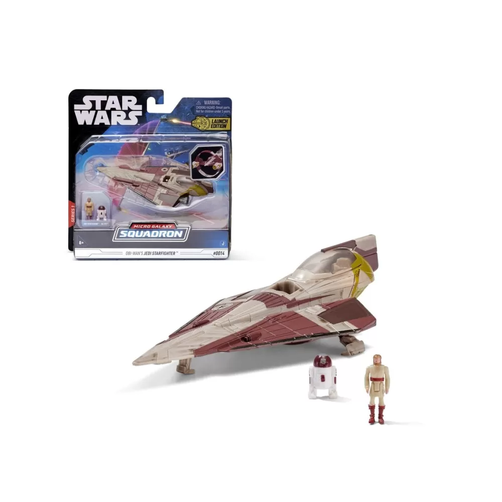 Bizak Muñecos Articulados*Nave Delta 7B Jedi Starfighter Y Figura