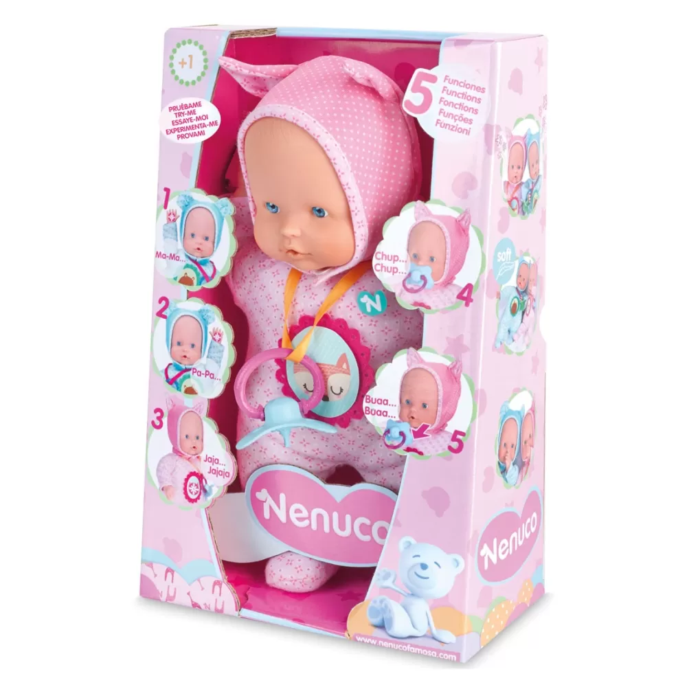 Nenuco Munecas Y Peluches* Blandito 5 Funciones Rosa