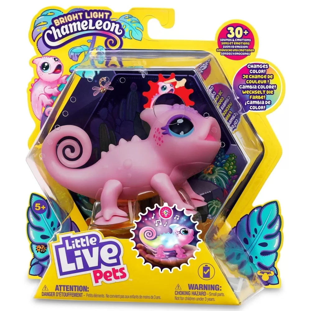 Little Live Pets Munecas Y Peluches*Nova, Tu Camaleona Luminosa