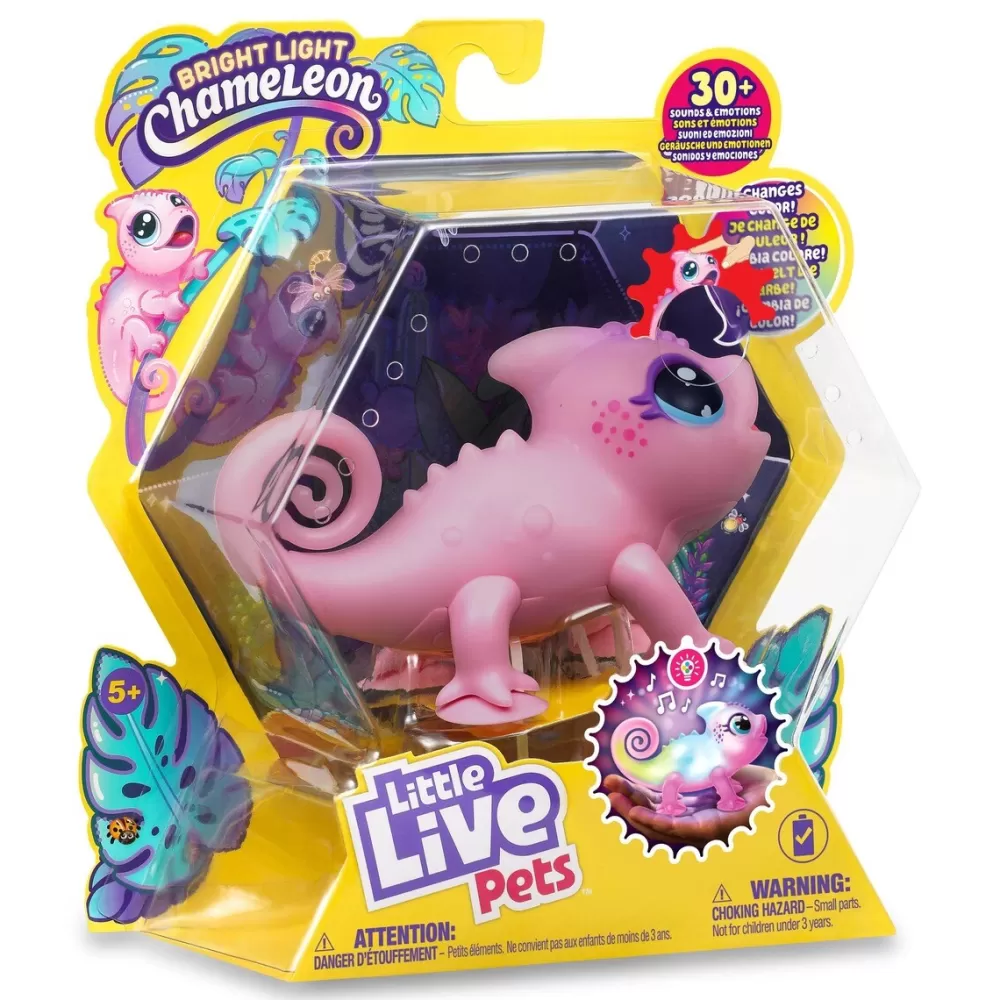 Little Live Pets Munecas Y Peluches*Nova, Tu Camaleona Luminosa