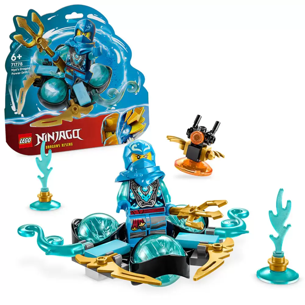 LEGO Nya Dragon Power: Derrape Spinjitzu Dragons Rising Ninjago Sale