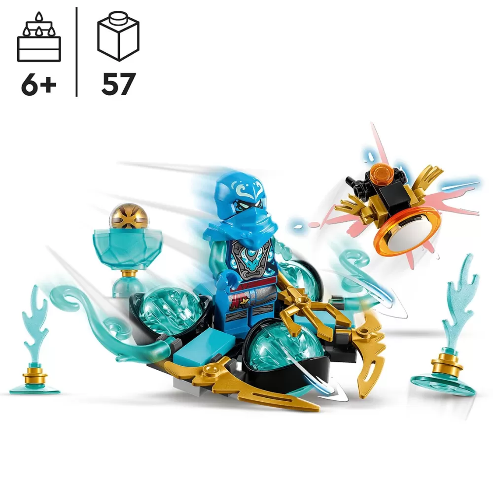 LEGO Nya Dragon Power: Derrape Spinjitzu Dragons Rising Ninjago Sale