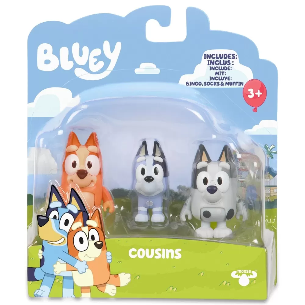 Bluey Preescolar*Pack 2 Figuras